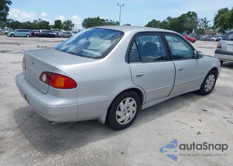 2001 Toyota Corolla S from USA, damaged, VIN 1NXBR12E61Z549088